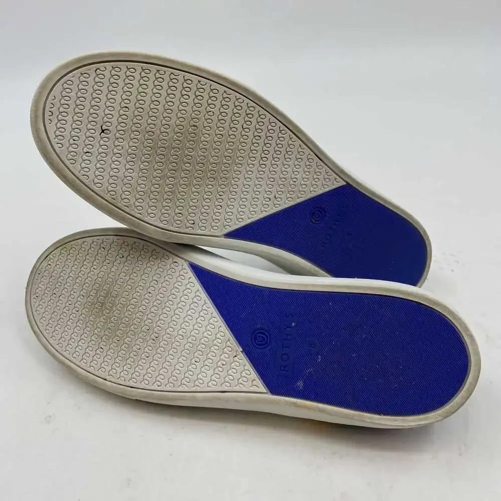 Rothy’s White Rainbow Slip-On Sneakers | Women’s US 8
